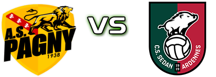 AS Pagny Sur Moselle - CS Sedan Spiel Prognosen und Statistiken