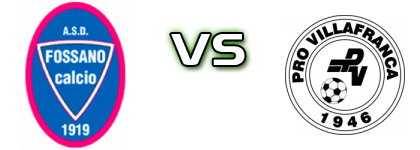 Fossano - Pro Villafranca Detalles y estadisticas