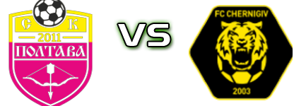 SC Poltava - FC Chernihiv Statistiche e dettagli partita