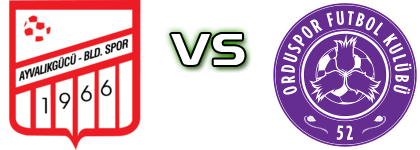 Ayvalıkgücü - Orduspor Statistiche e dettagli partita