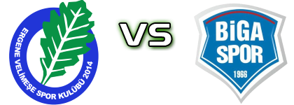 Ergene Velimeşe - Bigaspor Detalles y estadisticas