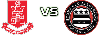 Highgate United - Stone Old Alleynians Spiel Prognosen und Statistiken