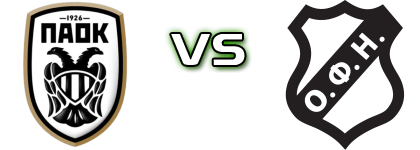 PAOK - OFI head to head game preview and prediction