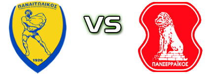 Panetolikos U19 - Panserraikos Detalles y estadisticas