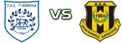 PAS Giannina U19 - Anagennisi Karditsas Detalji meca I statistika.