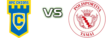 Chions - Polisportiva Tamai head to head game preview and prediction