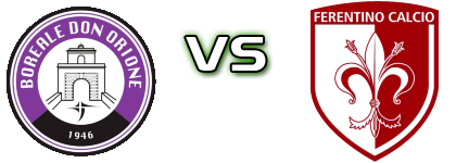 Boreale  - Ferentino Detalji meca I statistika.