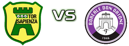 Tor Sapienza - Boreale  head to head game preview and prediction
