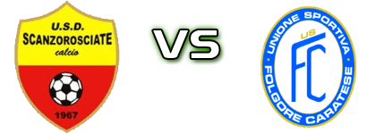Scanzorosciate - Folgore Caratese Statistiche e dettagli partita