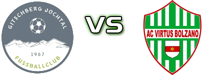 Gitschberg Jochtal - Virtus Bolzano Statistiche e dettagli partita