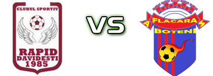 Rapid Davidesti - AS Flacara Boteni Estatísticas e detalhes do jogo