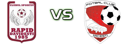 Rapid Davidesti - AS Micești  head to head game preview and prediction