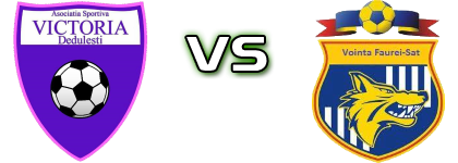 Victoria Dedulești - Voința Făurei Sat детайли и статистика