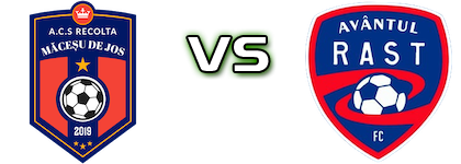 Recolta Măceșu De Jos - Avântul Rast Spiel Prognosen und Statistiken