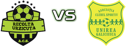Recolta Urzicuța - Unirea Galiciuica head to head game preview and prediction