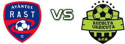 Avântul Rast - Recolta Urzicuța head to head game preview and prediction