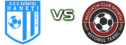 Avântul Daneți - Viitorul Teasc head to head game preview and prediction