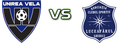 Unirea Vela - Luceafărul Ghidici head to head game preview and prediction
