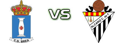 CD Brea - Alcañiz Estatísticas e detalhes do jogo