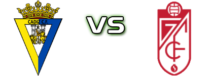 Cádiz  - Granada CF Detalji meca I statistika.