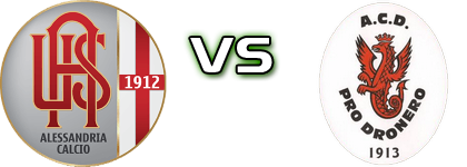 Alessandria  - Pro Dronero Statistiche e dettagli partita