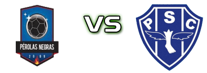 Perolas Negras RJ - Paysandu Statistiche e dettagli partita