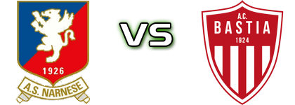 Narnese - Bastia Estatísticas e detalhes do jogo