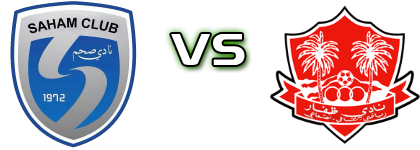 Saham - Dhofar Estatísticas e detalhes do jogo Saham - Dhofar Estatísticas e detalhes do jogo