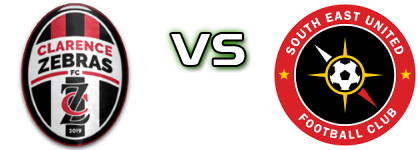 Clarence - South East United FC head to head game preview and prediction