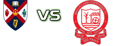 Queens University - Ballyclare Comrades head to head game preview and prediction Queens University - Ballyclare Comrades head to head game preview and prediction