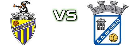 Valadares Gaia - Grijó Estatísticas e detalhes do jogo