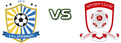 Stefanestii  - Popesti Leordeni Spiel Prognosen und Statistiken