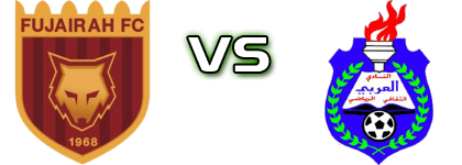 Fujairah FC - Al Arabi head to head game preview and prediction