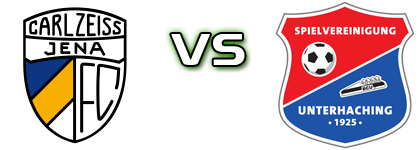 Carl Zeiss Jena - Unterhaching Spiel Prognosen und Statistiken
