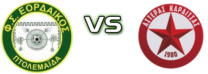 Eordaikos - Asteras Spiel Prognosen und Statistiken Eordaikos - Asteras Spiel Prognosen und Statistiken