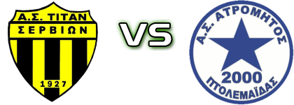 Titan Servion - Atromitos Ptolemaidas детайли и статистика