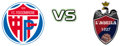 Fossombrone - L'Aquila 1927 Estatísticas e detalhes do jogo