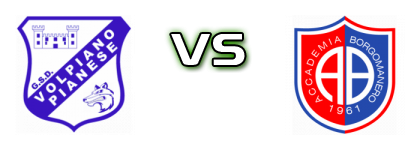 Volpiano Pianese - Borgomanero Statistiche e dettagli partita