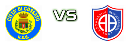 Cossato - Borgomanero Statistiche e dettagli partita