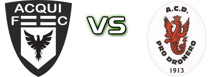 Acqui - Pro Dronero Statistiche e dettagli partita