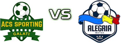 Sporting Galați - Alegria JS Matca head to head game preview and prediction