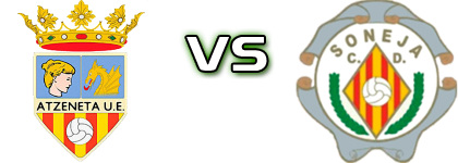 Atzeneta UE - CD Soneja Detalles y estadisticas