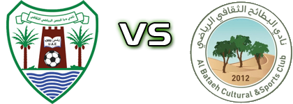 Dibba Al-Hisn - Al Bataeh head to head game preview and prediction