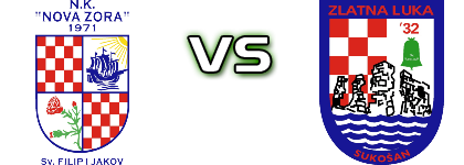 Nova Zora - Zlatna Luka Statistiche e dettagli partita