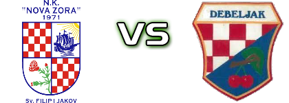 Nova Zora - Debeljak head to head game preview and prediction