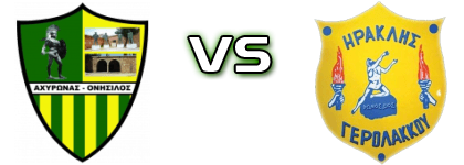 Achyronas Onisilos - Iraklis Gerolakkou детайли и статистика Achyronas Onisilos - Iraklis Gerolakkou детайли и статистика