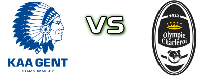 Gent - Charleroi Statistiche e dettagli partita