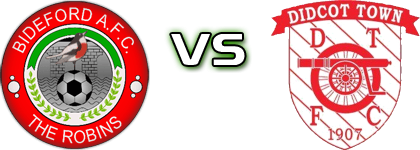 Bideford - Didcot Statistiche e dettagli partita
