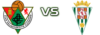 Cacereño - Cordoba detalji utakmice i statistika Cacereño - Cordoba detalji utakmice i statistika