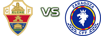 Elche - Zaragoza детайли и статистика